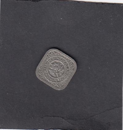 Beschrijving: 5 Cent WILHELMINA